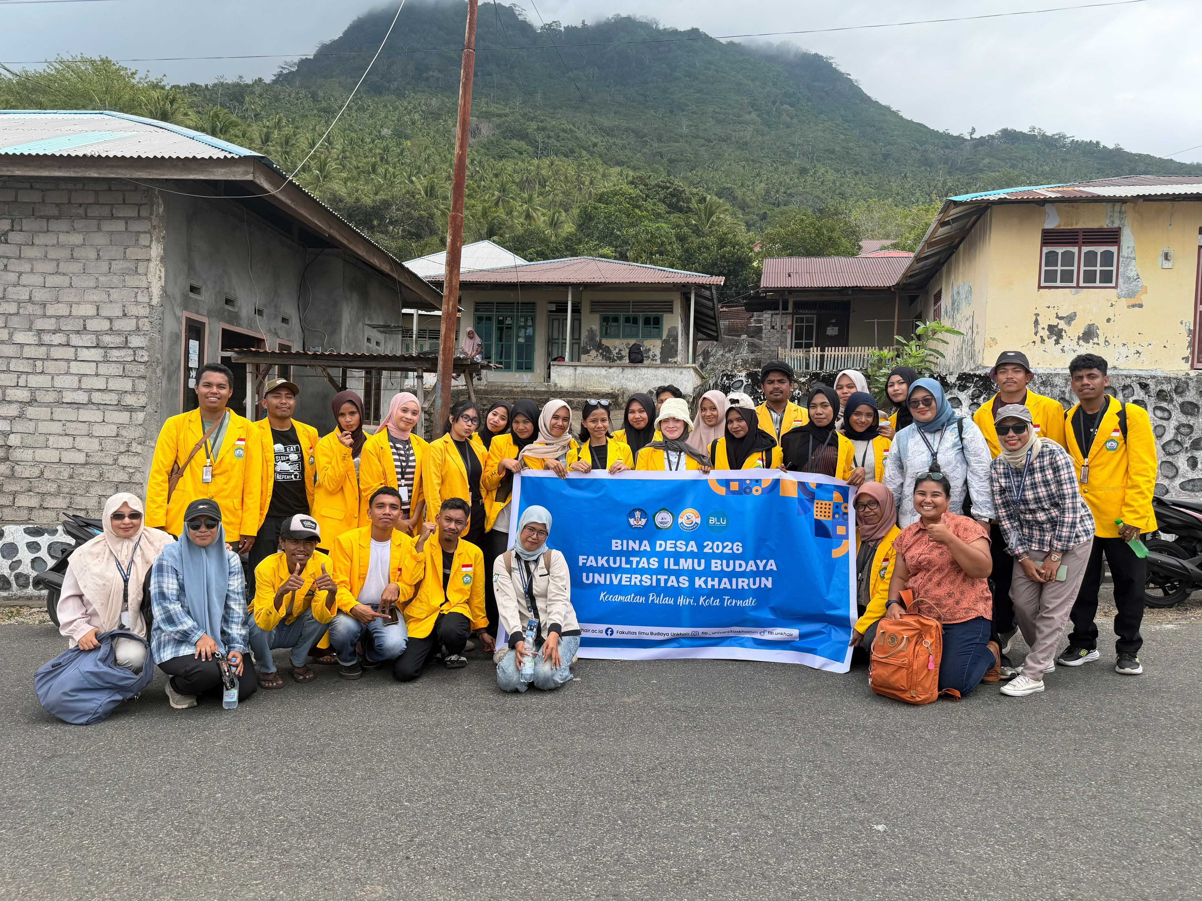 Mahasiswa Ilmu Sejarah Unkhair Siap Ikut Bina Desa di Togolobe Hiri